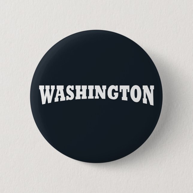 Washington DC 6 Cm Round Badge (Front)