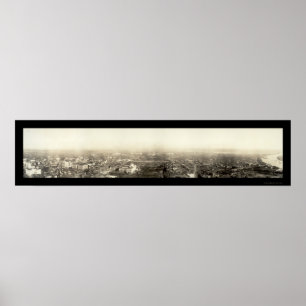 Washington DC Aerial Photo 1912 Poster