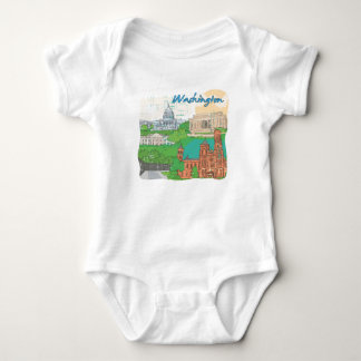 Washington DC Baby Bodysuit