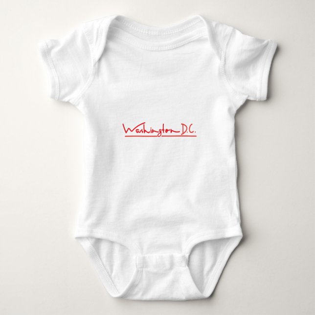 Washington DC Baby Bodysuit (Front)