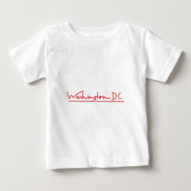 Washington DC Baby T-Shirt (Front)