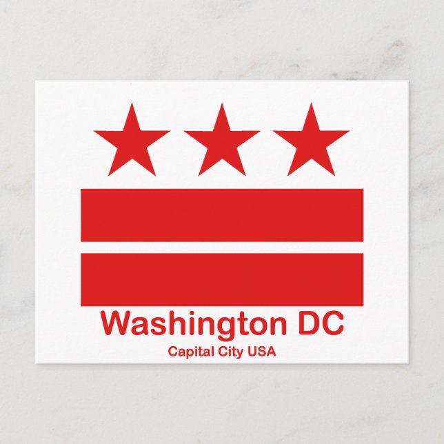 Washington DC Capital City USA Postcard (Front)