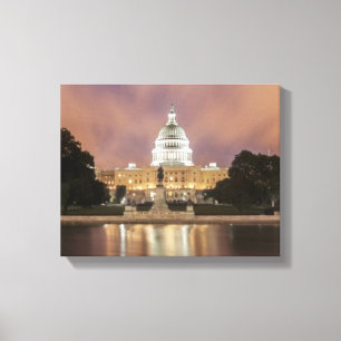Washington DC, Capitol Building Canvas Print
