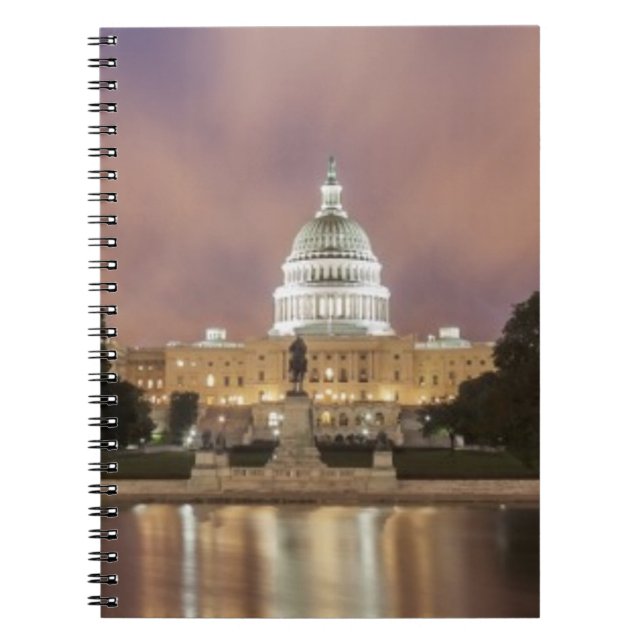 Washington DC, Capitol Building Notebook (Front)
