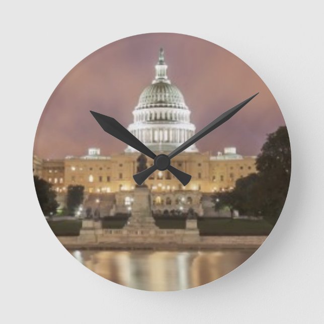 Washington DC, Capitol Building Round Clock (Front)