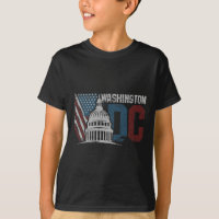 Washington Dc Capitol Hill Usa Flag Souvenir Desig