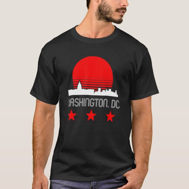 Washington Dc Capitol Hill Usa Match Souvenir Skyl T-Shirt (Front)