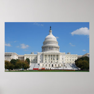 Washington DC Capitol, USA Poster