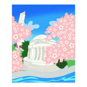 Washington DC Cherry Blossoms Poster