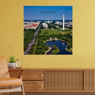 Washington DC cityscape Poster