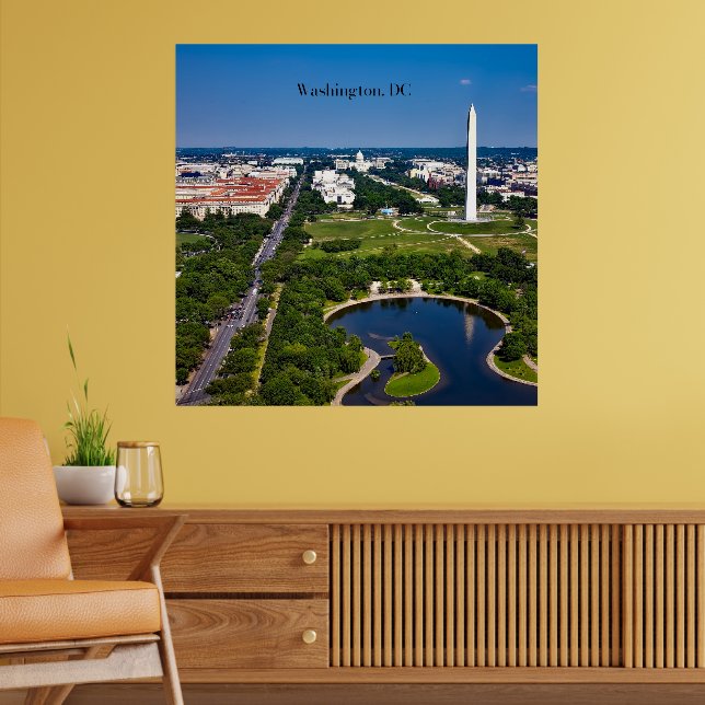 Washington DC cityscape Poster (Living Room 2)