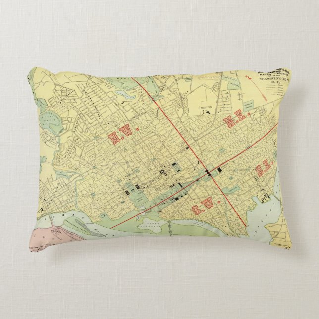 Washington, DC Decorative Cushion (Front)