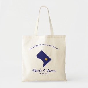 Washington DC Destination Wedding Welcome Bag Navy