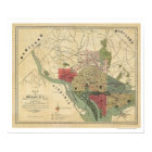 Washington DC Environs Map by Silversparre 1887