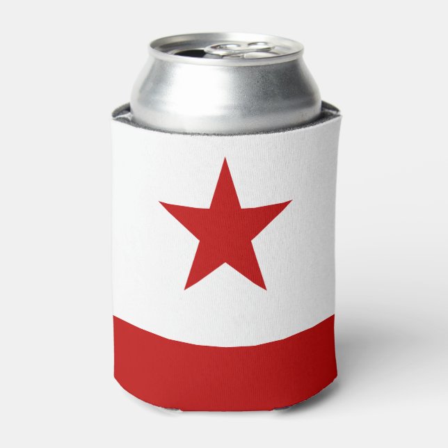 Washington DC flag Can Cooler (Can Front)