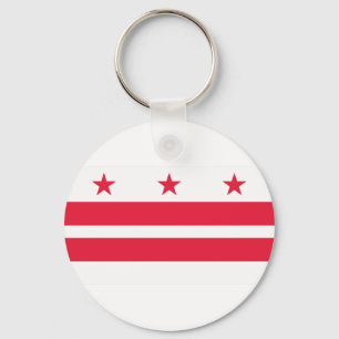 Washington DC flag Key Ring