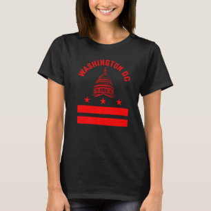 Washington Dc Flag Love Capitol Hill Souvenir Trav T-Shirt