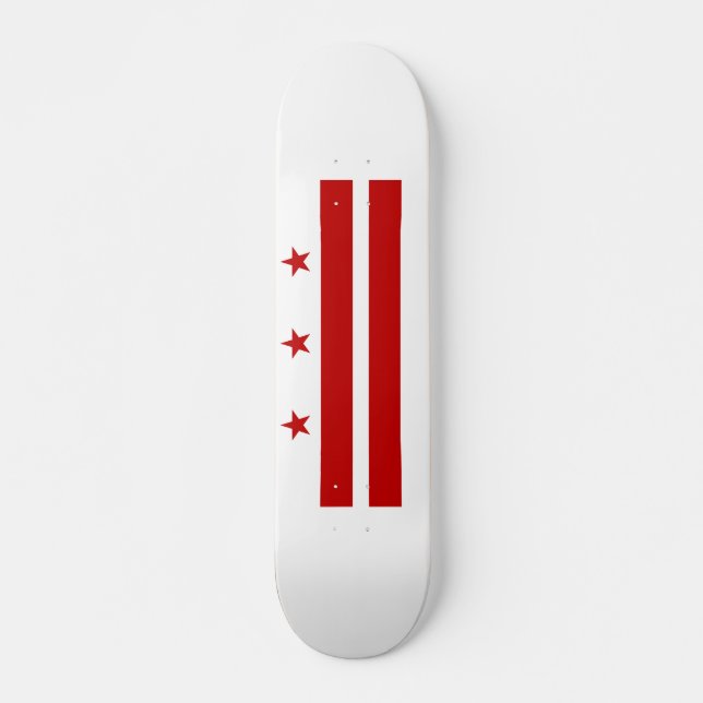 Washington DC flag Skateboard (Front)