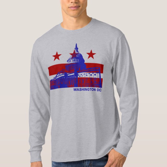 Washington DC Flag T-Shirt (Front)