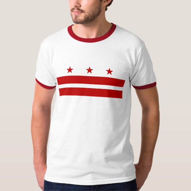 Washington DC flag tee (Front)