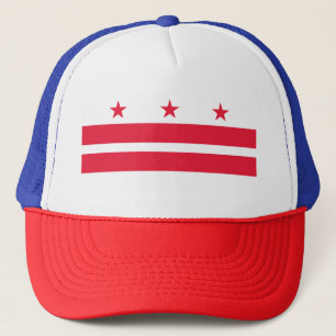 Washington DC Flag Trucker Hat