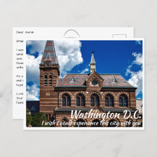 Washington DC Gallaudet University Postcard