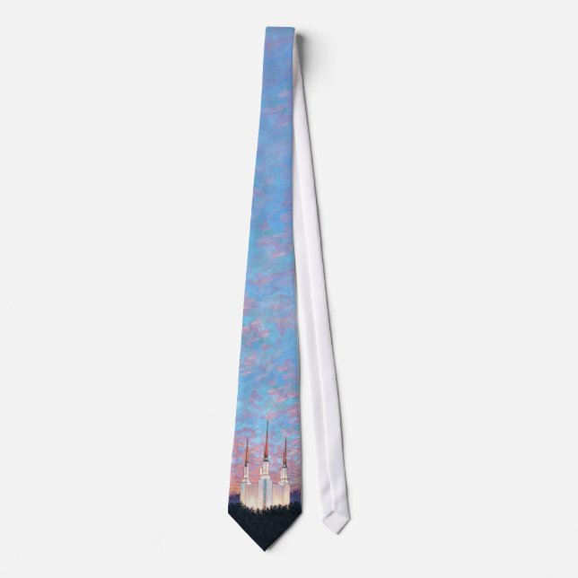 Washington DC LDS Temple tie (Front)