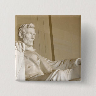 Washington, DC, Lincoln Memorial 15 Cm Square Badge