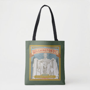 Washington DC Lincoln Memorial Tote Bag
