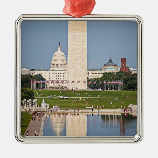 Washington DC Mall Metal Tree Decoration (Front)