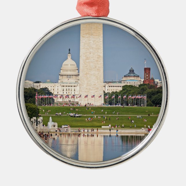 Washington DC Mall Metal Tree Decoration (Front)
