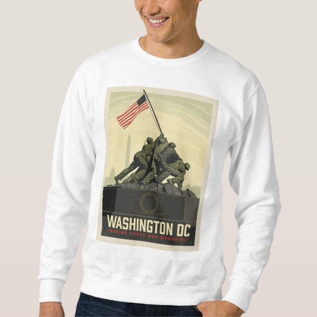 Washington, DC | Marine Corps War Memorial Sweatshirt (Front)