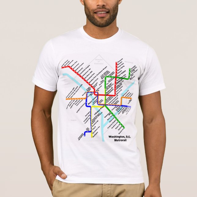 Washington dc metro Shirt (Front)