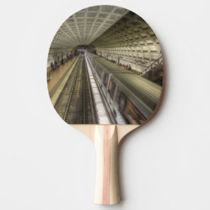 Washington DC Metro Train Station Ping Pong Paddle