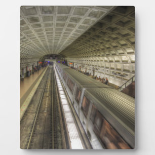 Washington DC Metro Train Station Plaque