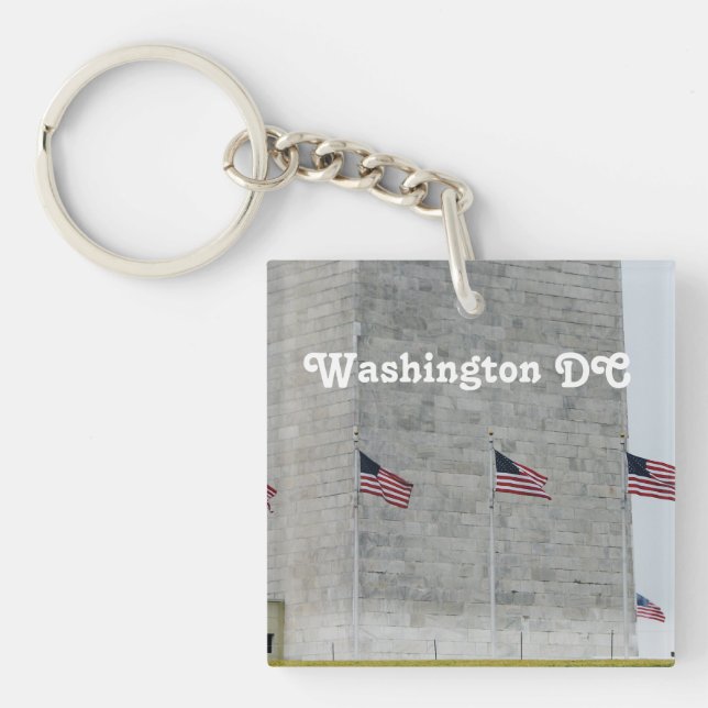 Washington DC Monument Key Ring (Front)