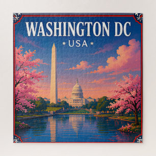 🏛️ Washington DC Monument Memory From Capital 🏛️ Jigsaw Puzzle