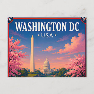 🏛️ Washington DC Monument Memory From Capital 🏛️ Postcard