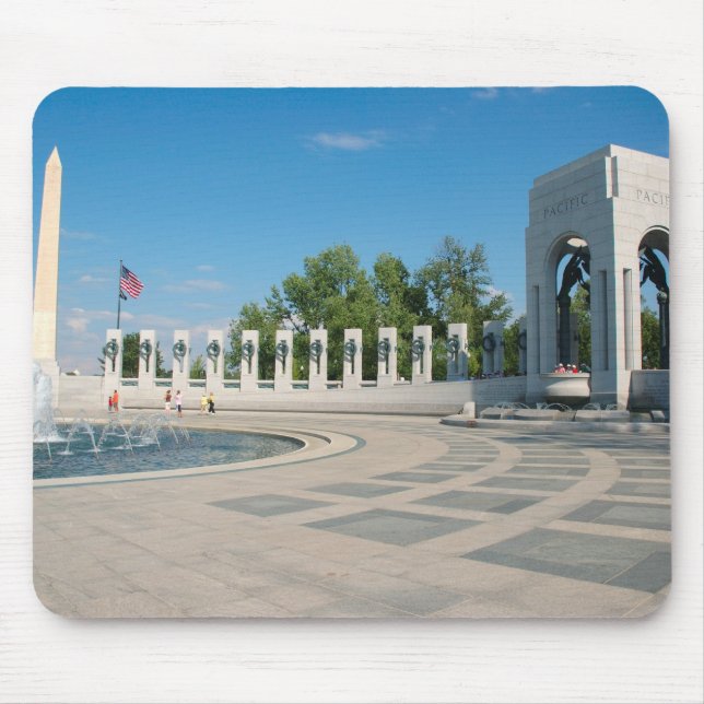 Washington, DC, National WWII Memorial Mouse Pad (Front)