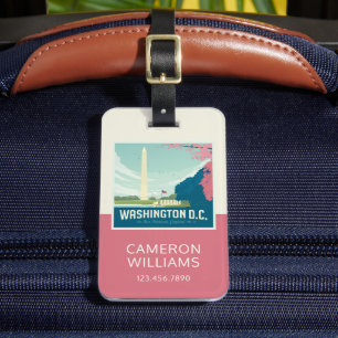 Washington DC Our Nation's Capital Luggage Tag