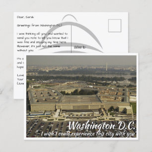 Washington DC Pentagon Postcard