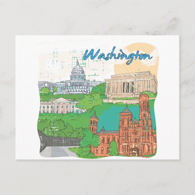 Washington DC Postcard (Front)