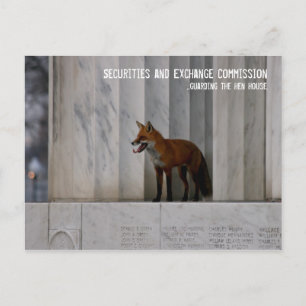 Washington, DC: SEC Humour Postcard