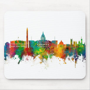 Washington DC Skyline Mouse Pad