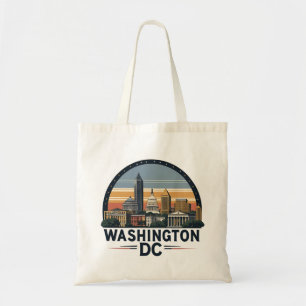 Washington DC Skyline Tote Bag