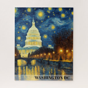 Washington DC Starry Night Jigsaw Puzzle