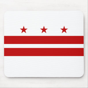 Washington DC State Flag Mouse Pad