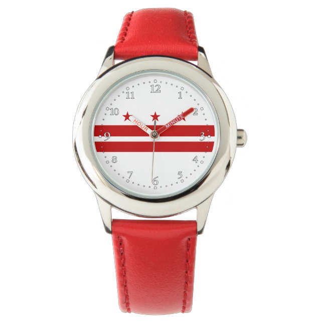 Washington DC State Flag Watch (Front)