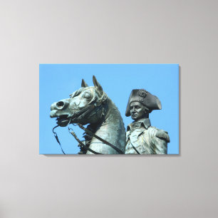 Washington, DC, statue of General George Canvas Print