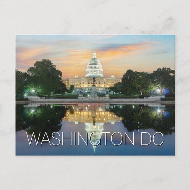 Washington DC | The Capitol Building Postcard (Front)